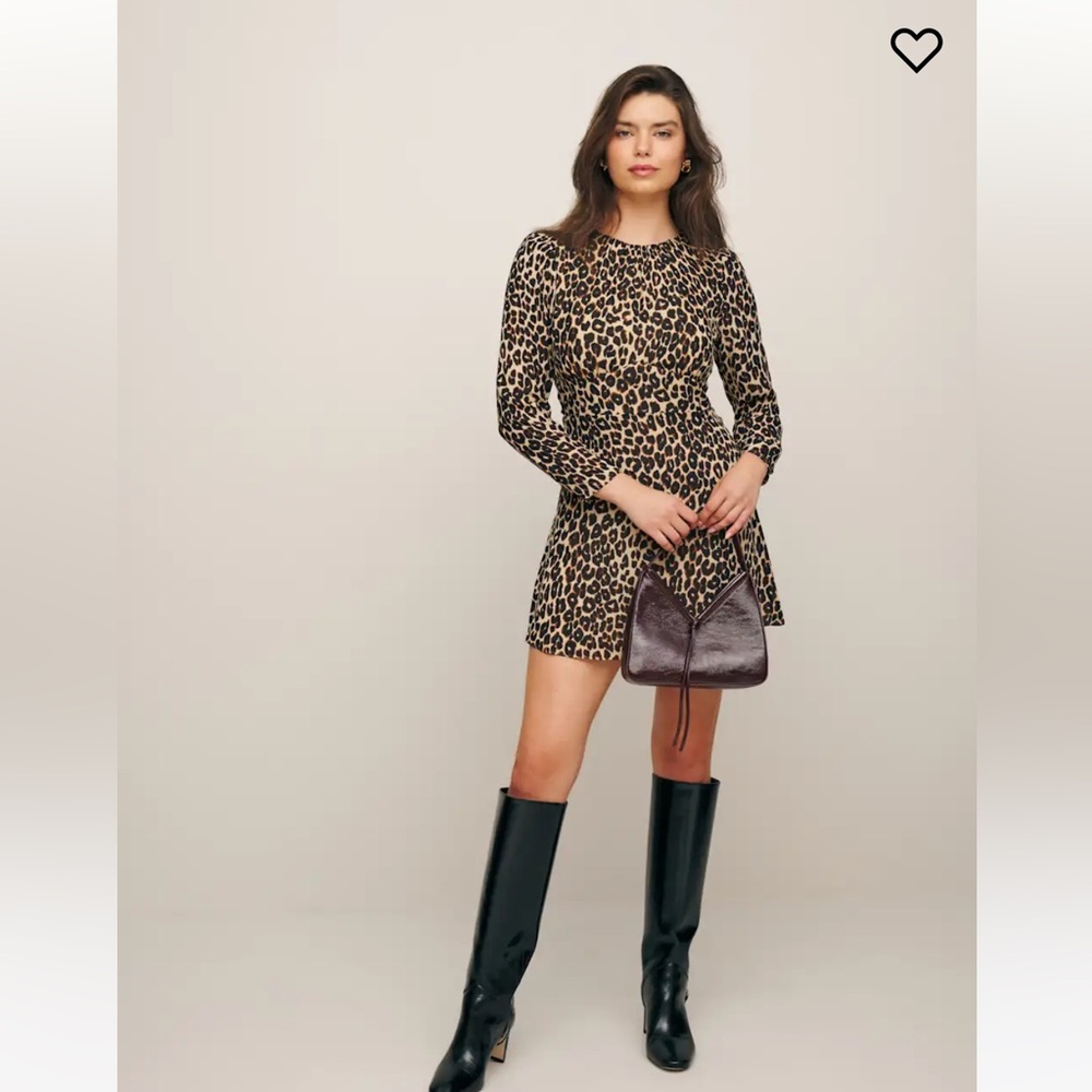 Reformation Laken Dress Leo - Size 12